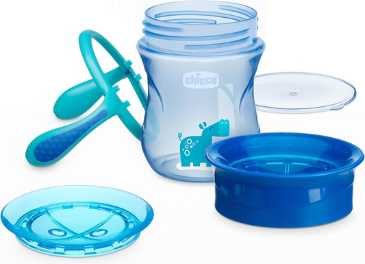 CHICCO Perfect Cup hrnek nekapající náustek 360 stupňů 200 ml 12 m+