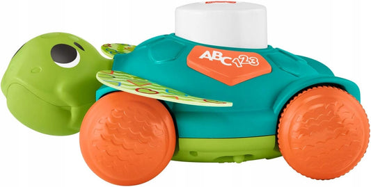 FISHER-PRICE GXK32 interaktywny żółw język francuski zielona zabawka edukacyjna z kółkami