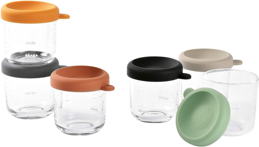 BEABA récipients alimentaires en verre 6x 250ml