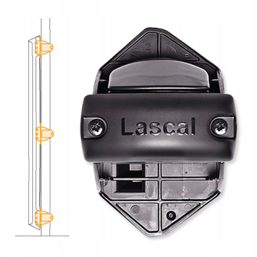 LASCAL KiddyGuard set per corrimano scale per cinturino di chiusura 14-50 mm