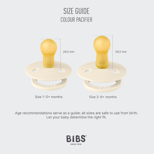 BIBS COLOUR STUDIO smoczki uspokajające 2pack kauczuk 0-6msc