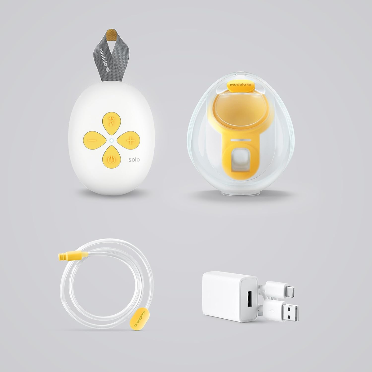 MEDELA SOLO HANDS-FREE laktator elektryczny 2-fazowy USB – zdjęcie produktu 7