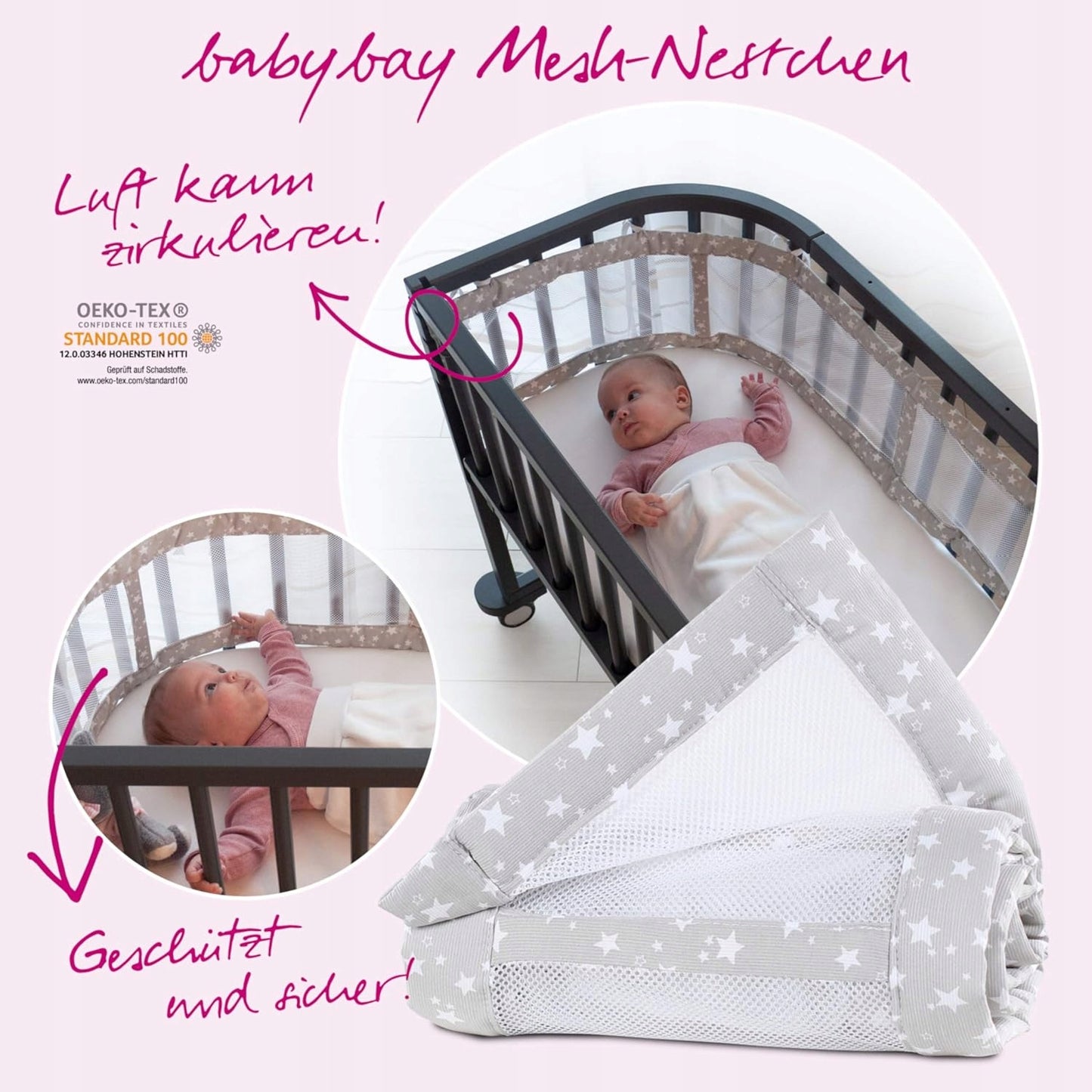 BABYBAY ochraniacz do łóżeczka 168x24cm – zdjęcie produktu 4