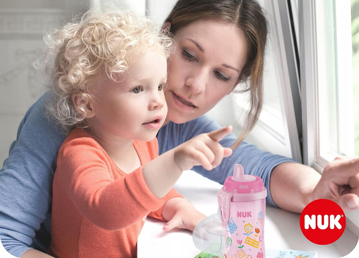 NUK Kiddy Cup vaso con clip 300 ml