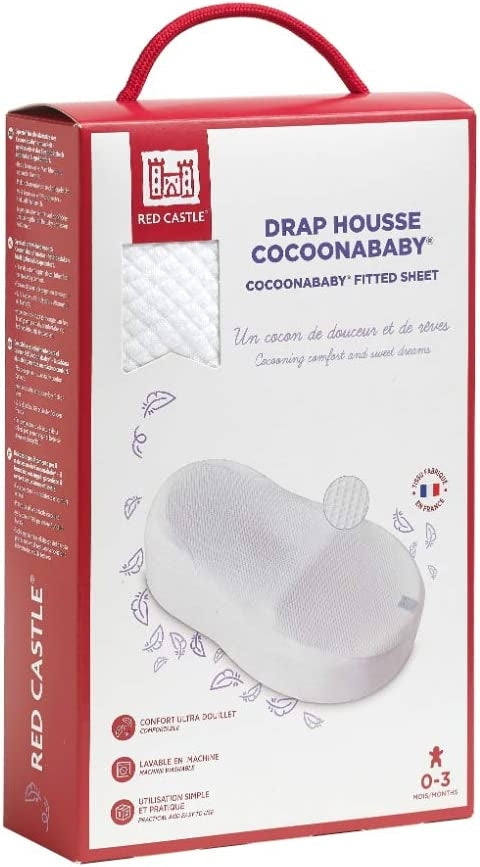 RED CASTLE λευκό σεντόνι για Cocoonababy