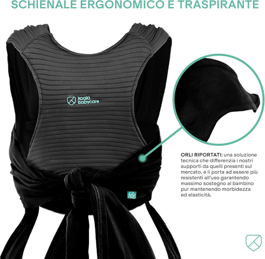 KOALA BABYCARE elastisches Babytragetuch max. 15kg