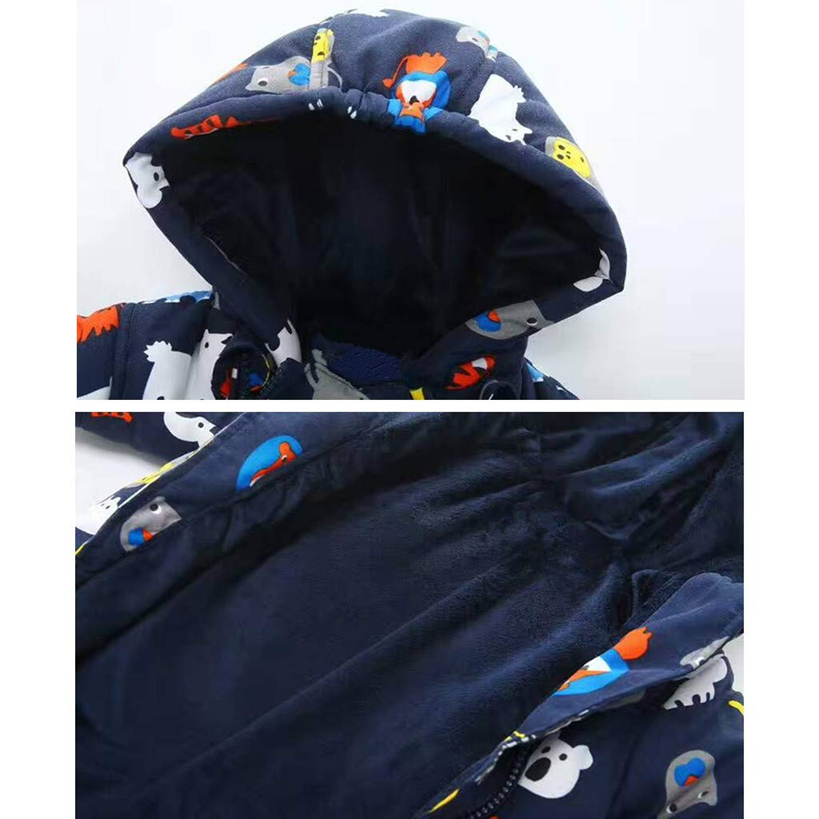 JIAMY tuta invernale con cappuccio 9-12 mesi