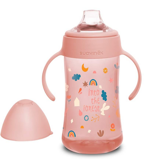 SUAVINEX Second biberão com bico macio 270 ml 4 m+