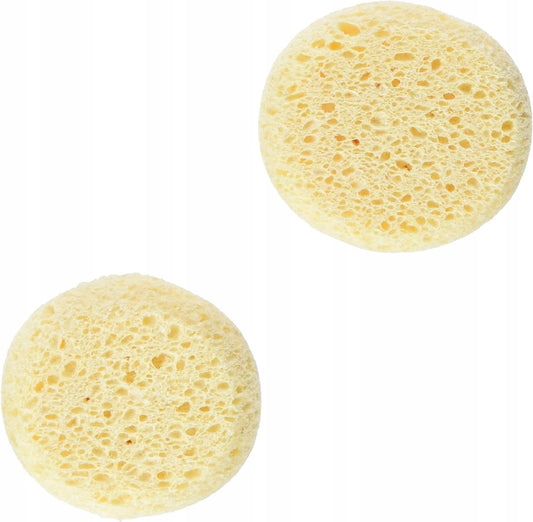 TIGEX spugne naturali vegetali e di cotone per bambini 5x6 cm 2 pezzi