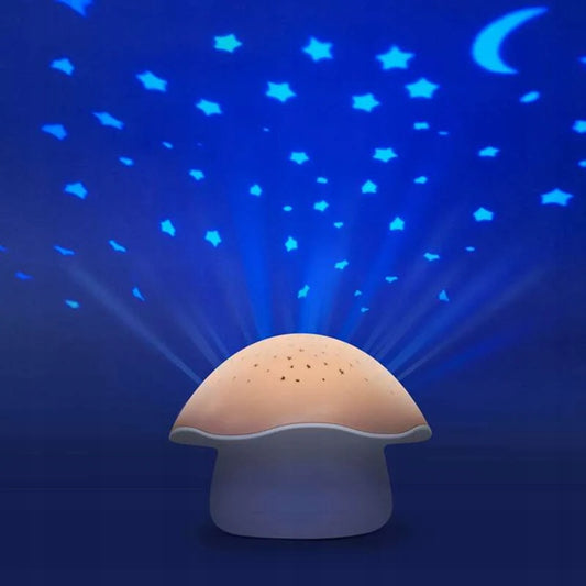 PABOBO Mushroom proiettore di stelle con melodie e sensore di pianto FUNGHIETTO