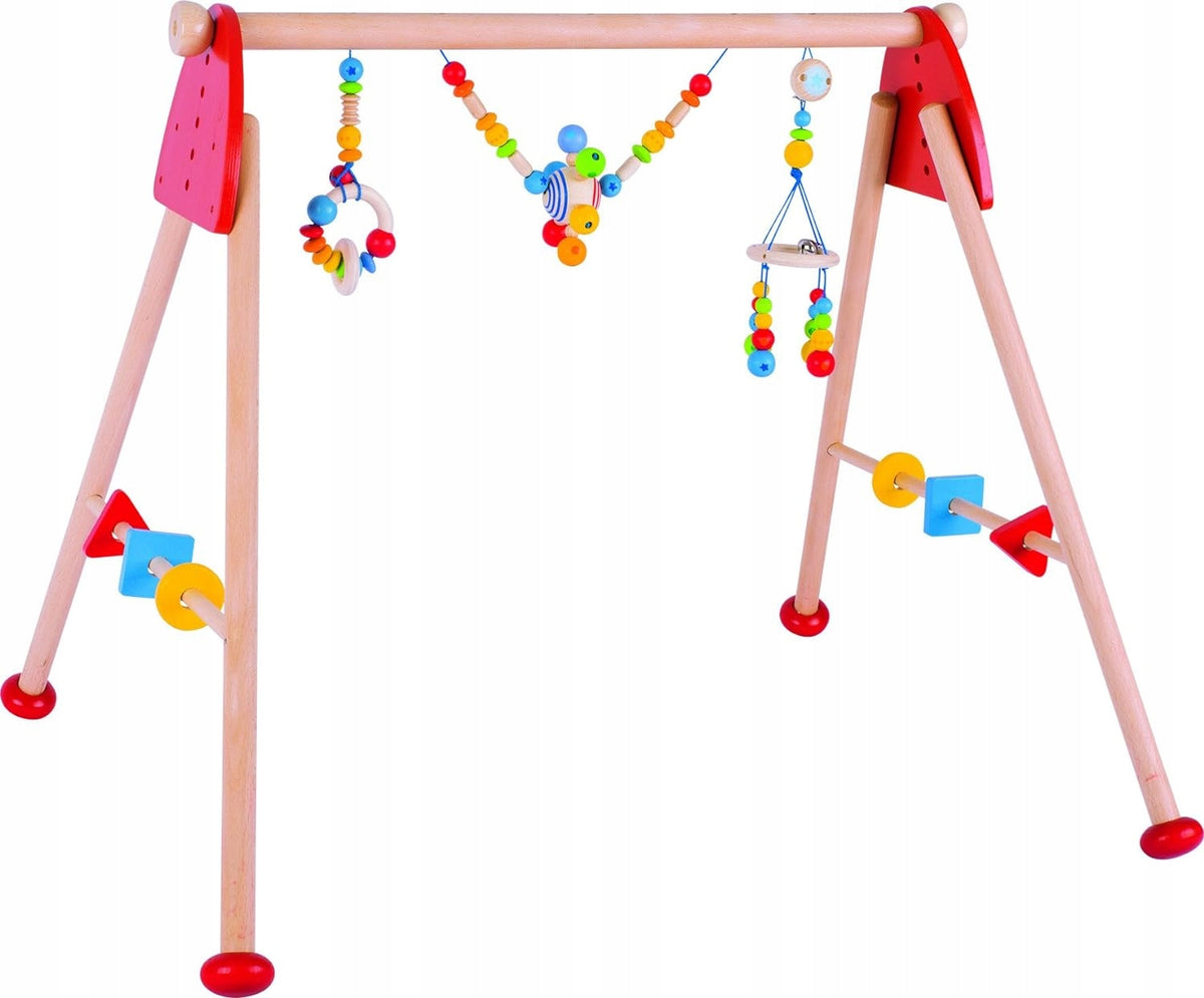 HEIMESS Baby Gym aus Holz, sensorischer Mini-Trapez