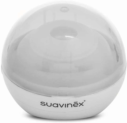 SUAVINEX Duccio STERYLIZATOR smoczków UV 9 cm – biały wymiary ok – zdjęcie 2