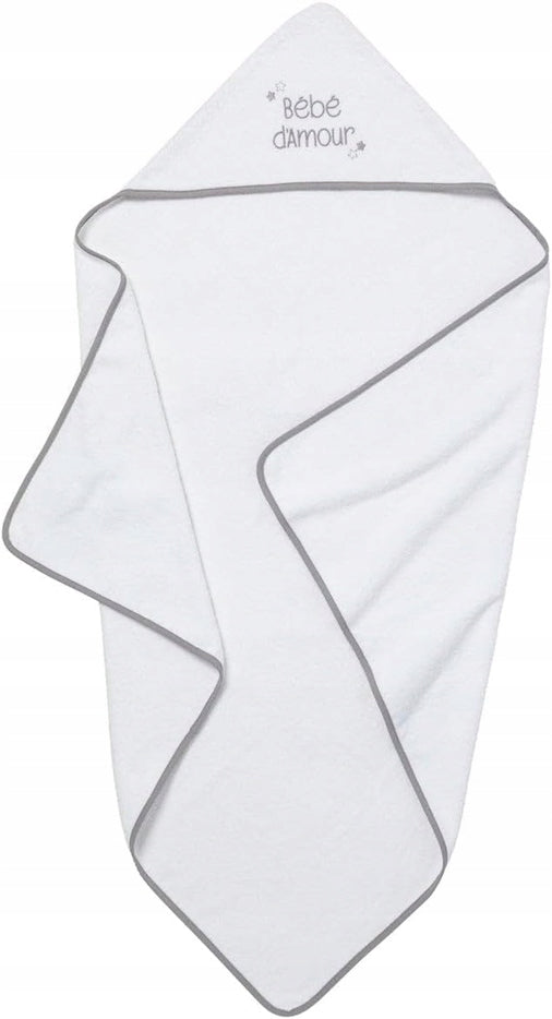 BABYCALIN toalla de baño con capucha 100x100 cm para bebés de algodón
