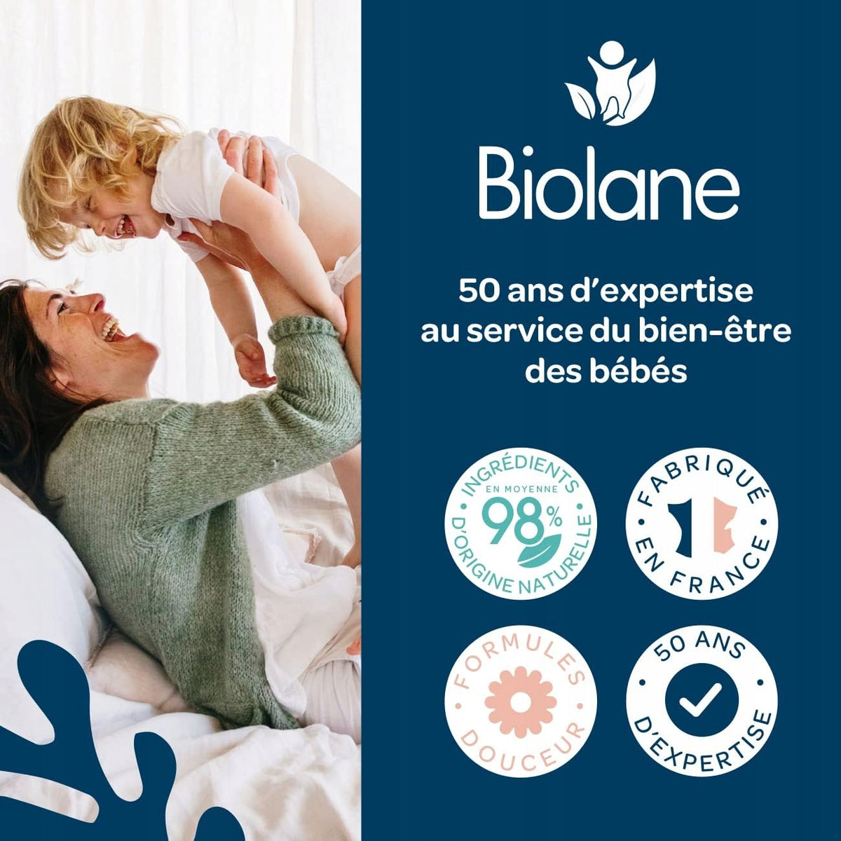 BIOLANE pañales talla 3 (4-9 kg) x52 unidades