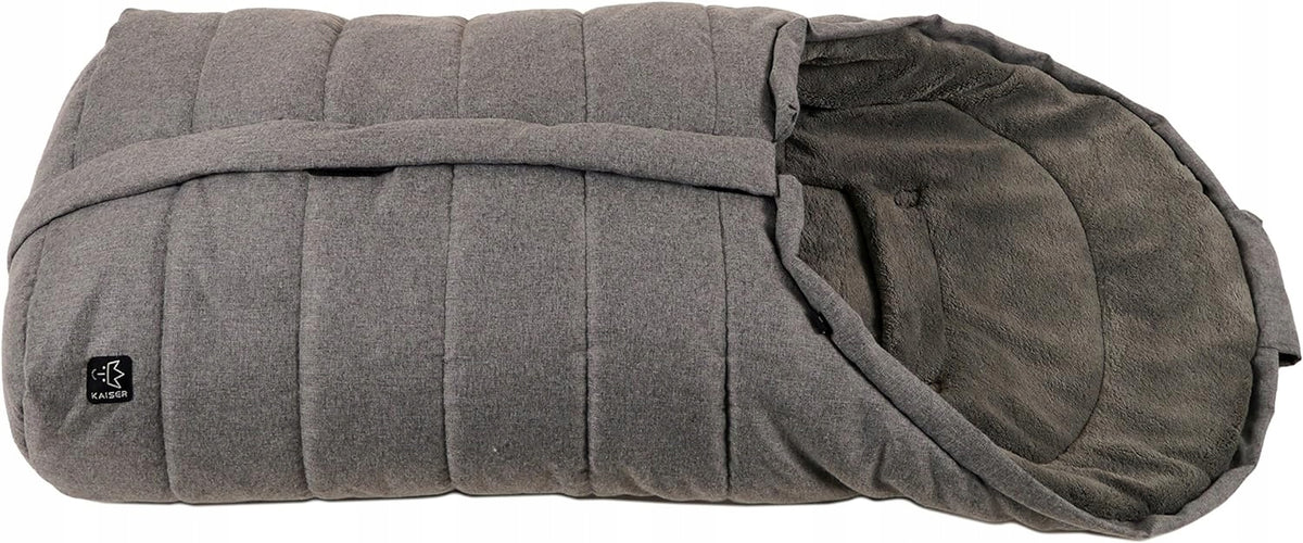 KAISER Ella saco polar para silla de coche invierno gris
