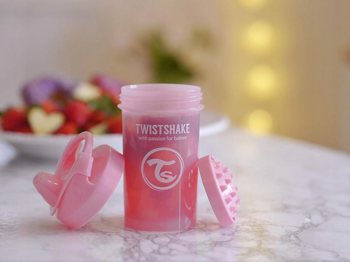 TWISTSHAKE vaso antiderrames 300 ml 8m+ fruitsplash vaso para bebés CRAWLER CUP