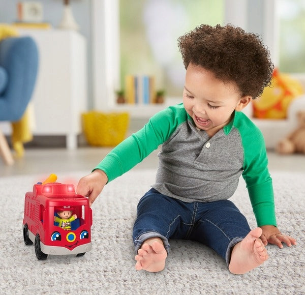 FISHER-PRICE GXR77 hasičské auto + 1 figúrka NEMECKÝ JAZYK