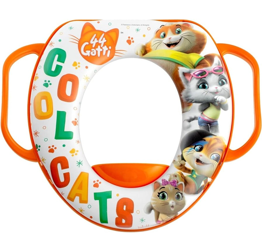 LULABI 44 Gatos asiento reductor suave para orinal con asas 12 m+