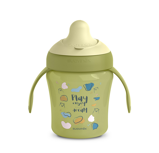 SUAVINEX Learning Cup tazza antigoccia con beccuccio rigido 200 ml 6 m+