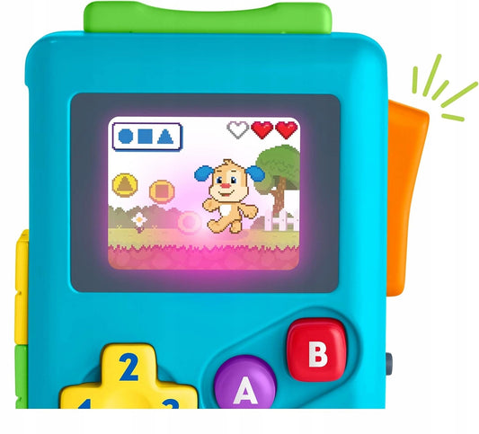 FISHER-PRICE Lil Gamer interaktywna konsola retro J.NIEMIECKI – zdjęcie produktu 2