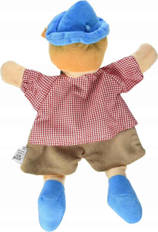 STERNTALER pluszowa pacynka do odgrywania ról SEPPEL 32 cm "N, kolorowa pacynka dla dzieci, 0+