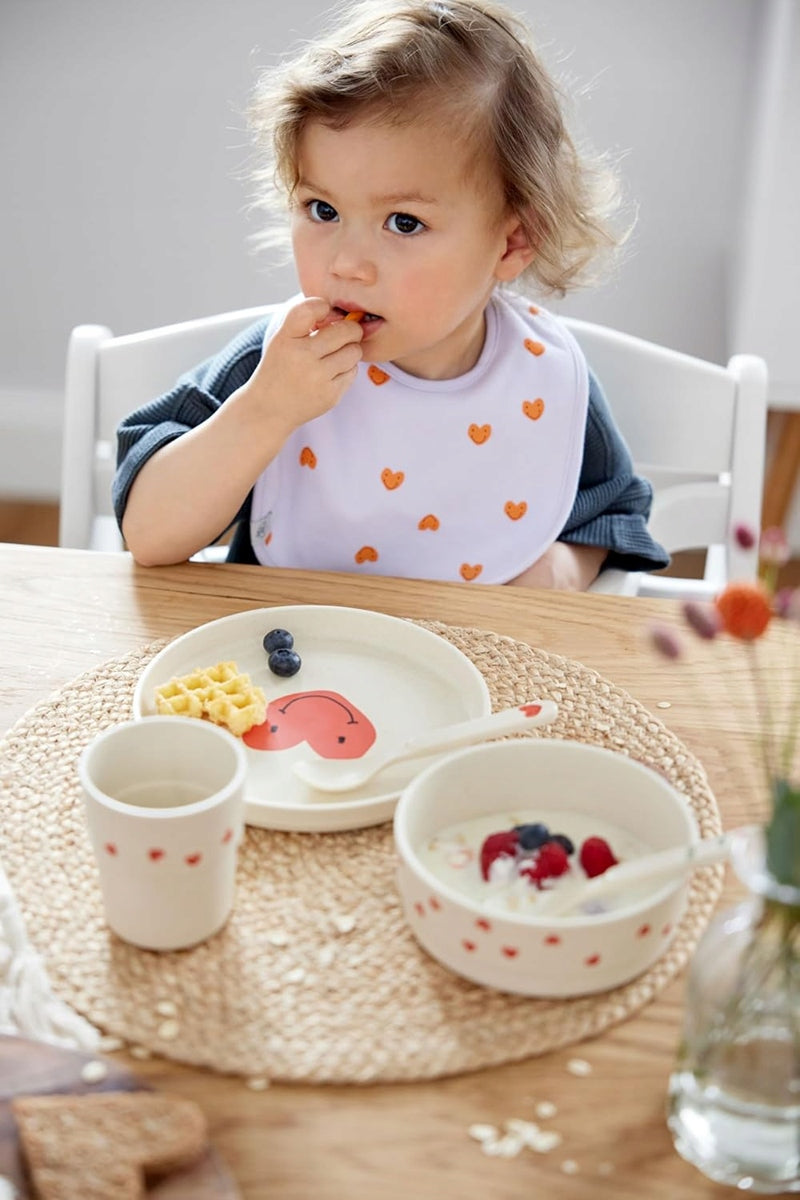 LASSIG Happy Heart farfurie fără plastic și celuloză 17,8 cm