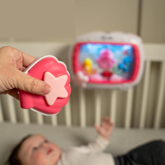 BABY EINSTEIN Ocean Dreams music box with lights + remote control, 22 x 29 cm