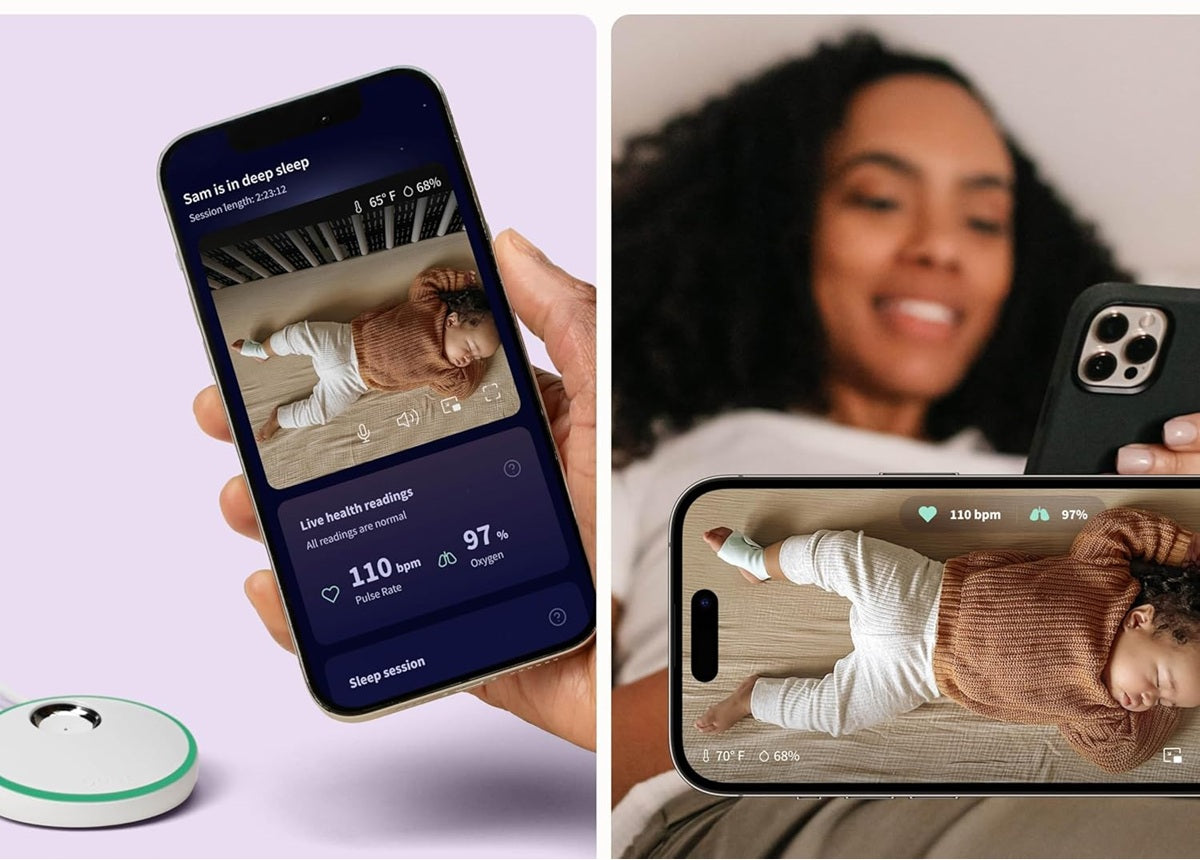 OWLET video babyfoon Cam 2 + sokken voor het meten van vitale functies Dream Sock