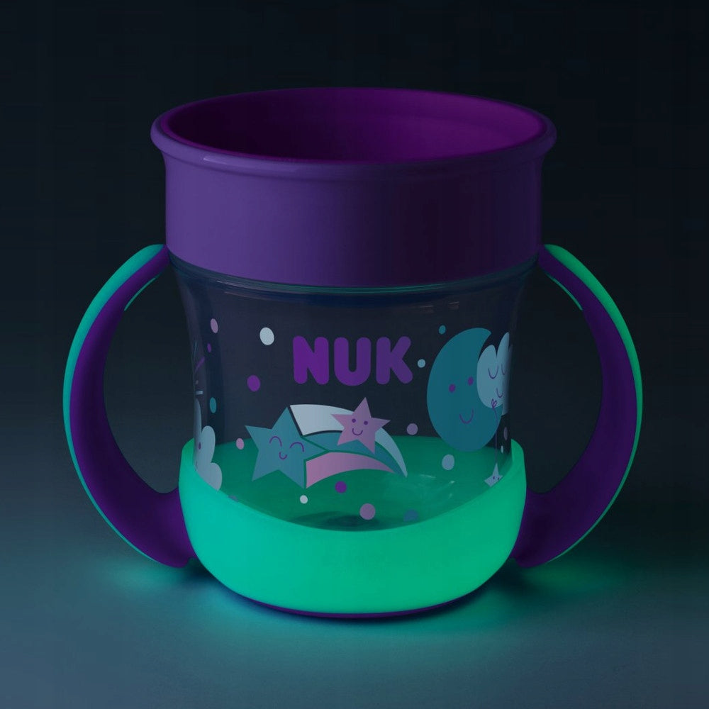 NUK Mini Magic Cup BICCHIERE ANTI GOCCIA LUMINOSO 160 ml