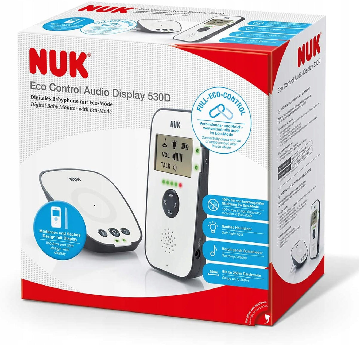 NUK Eco Control 530D babyphone électronique FHSS