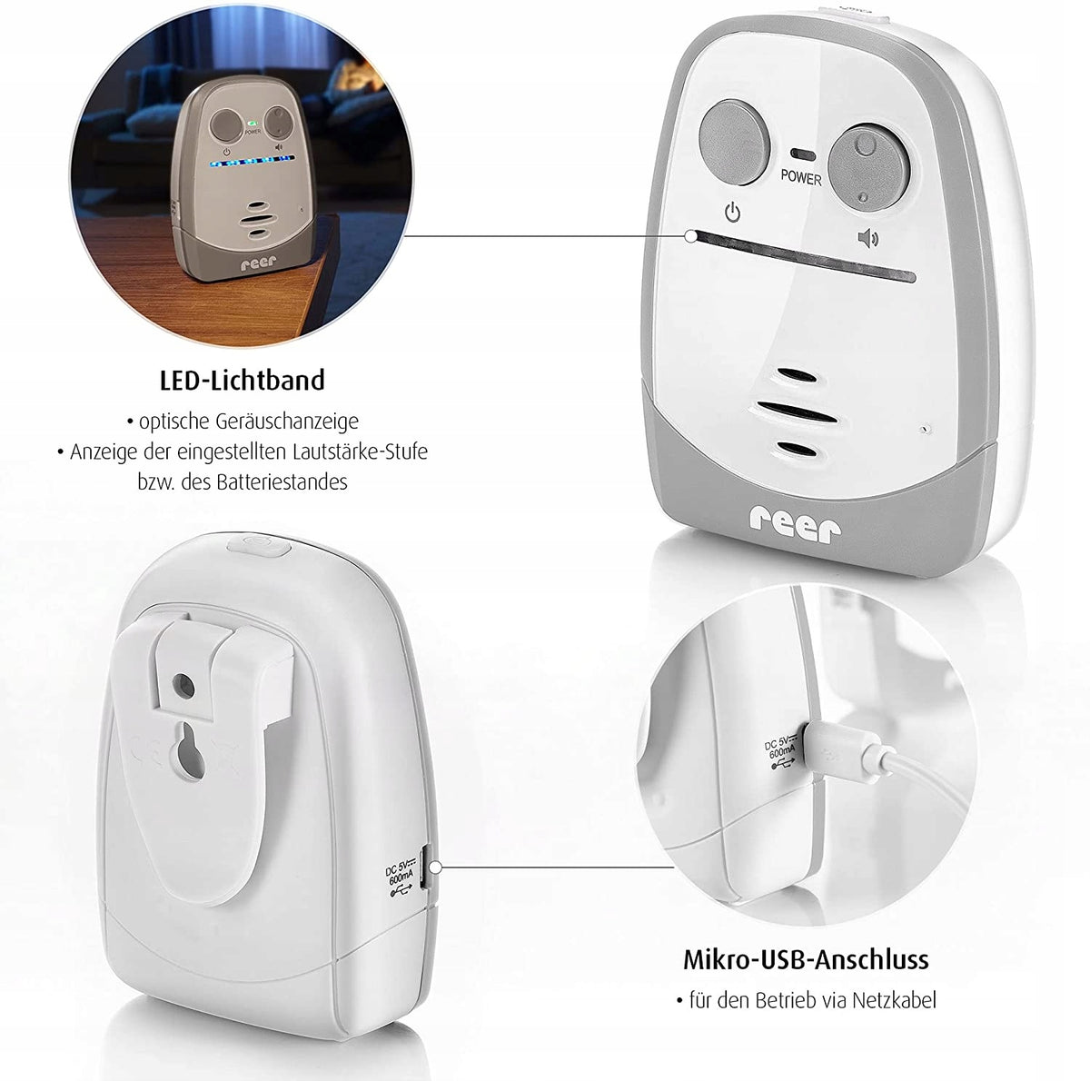 REER Nova digitale babyfoon 450 m