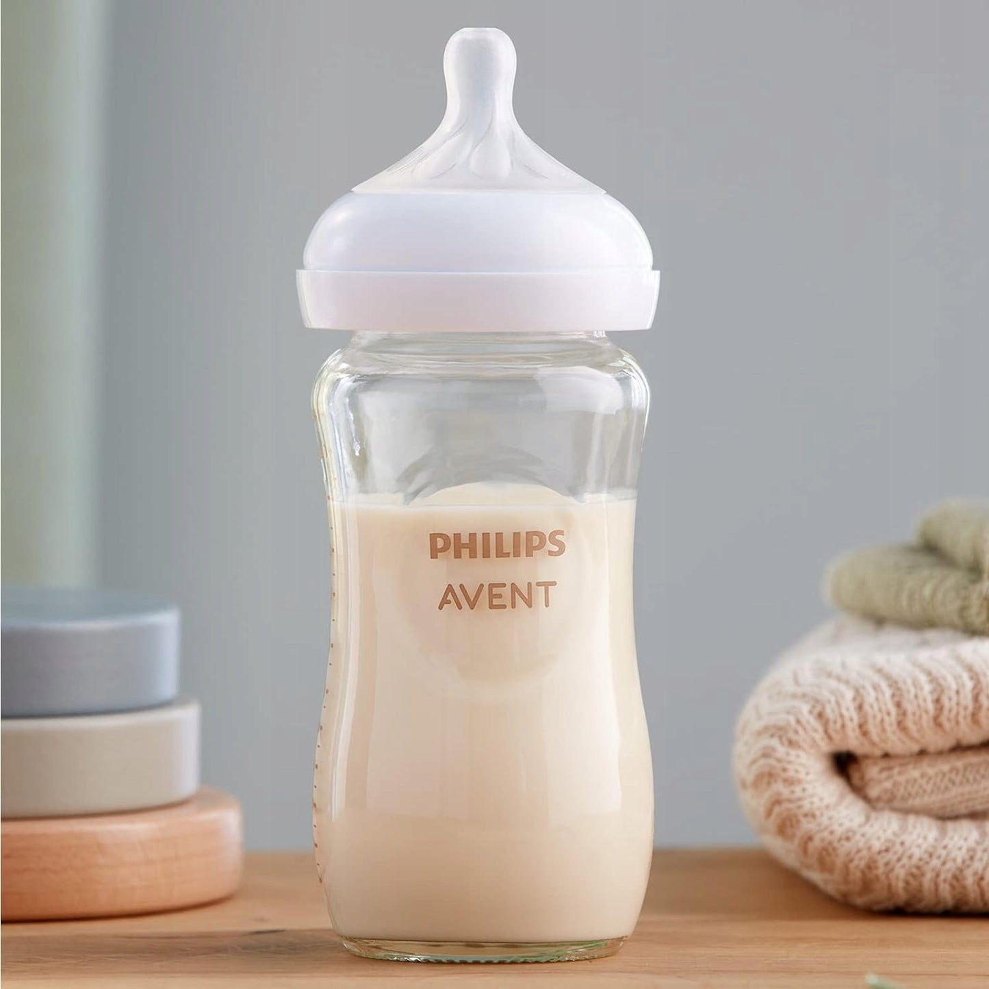 PHILIPS AVENT Natural Response zestaw 3 butelki SZKLANE + smoczek – zdjęcie produktu 7
