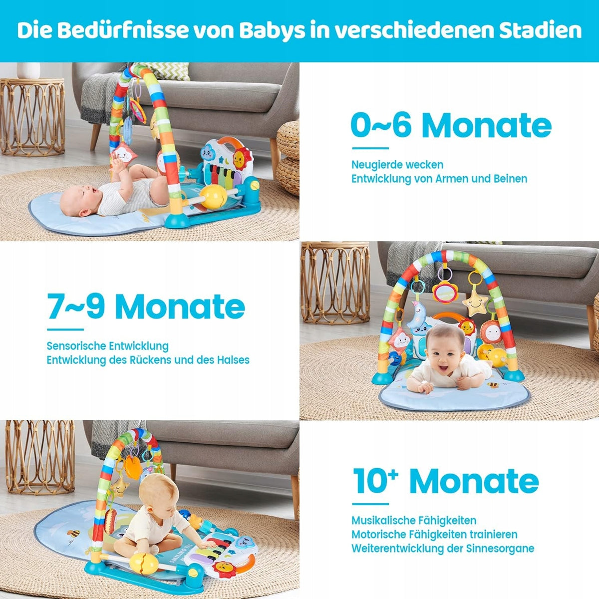 WYSWYG mata edukacyjna +zabawki PIANINO – zdjęcie produktu 5