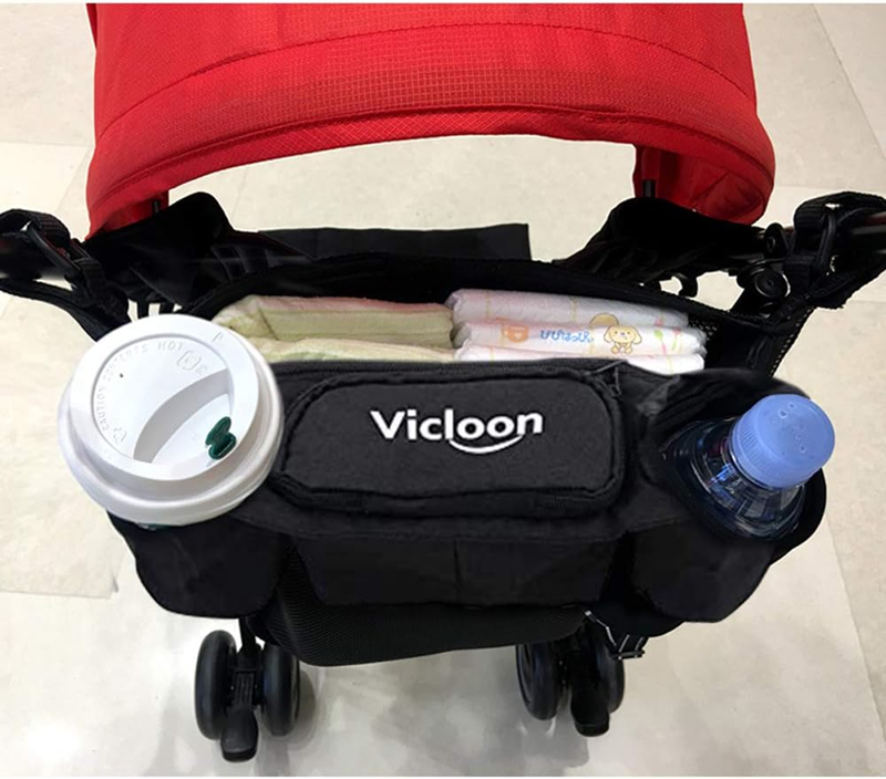 VICLOON universele kinderwagen organizer 13 x 45 cm