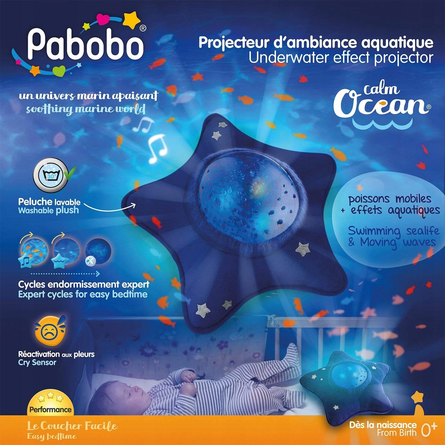 PABOBO Spokojny Ocean PROJEKTOR z melodią "O – zdjęcie produktu 6