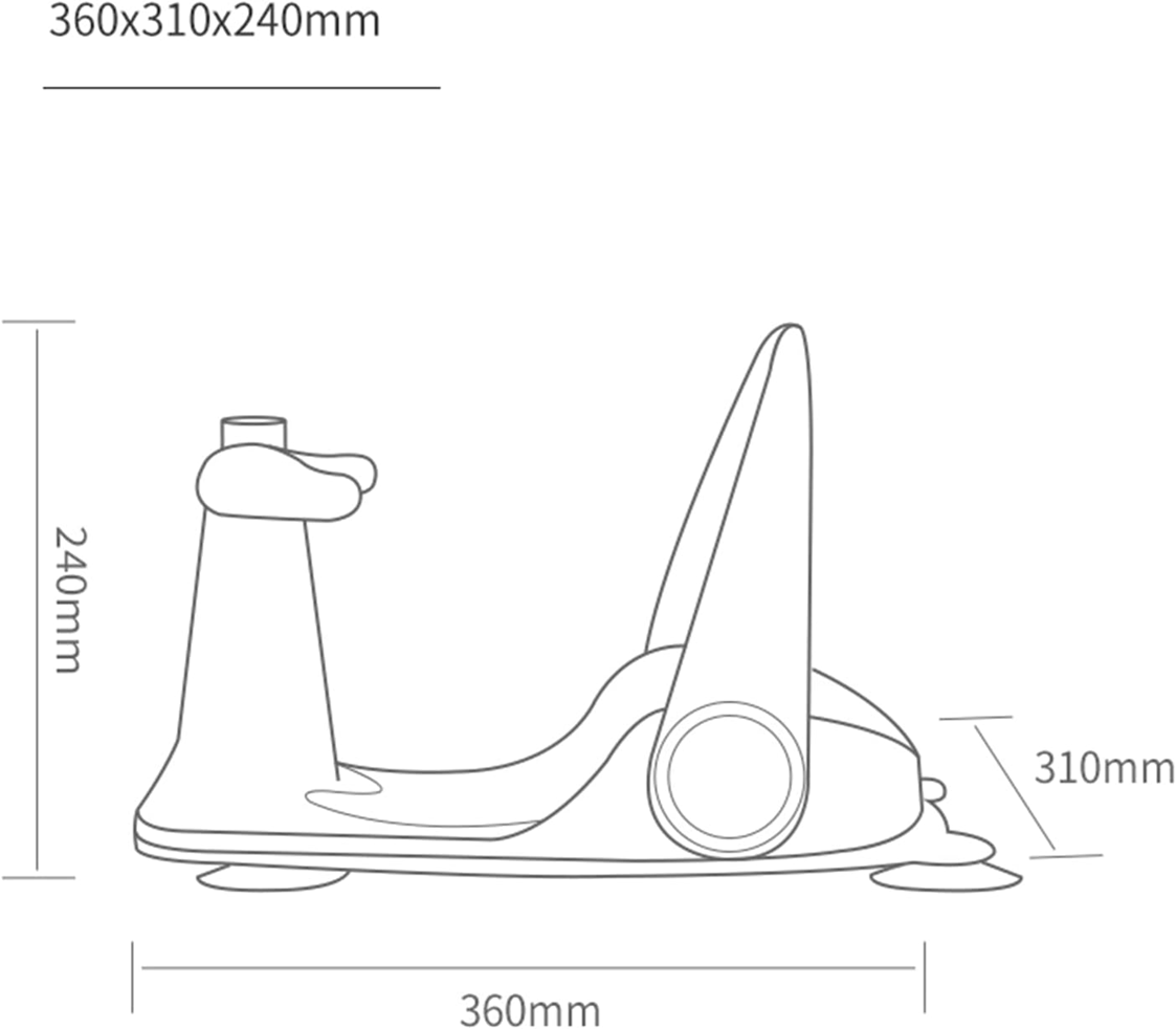 BEBAMOUR ASIENTO silla de baño para bebés 6m+ con volante