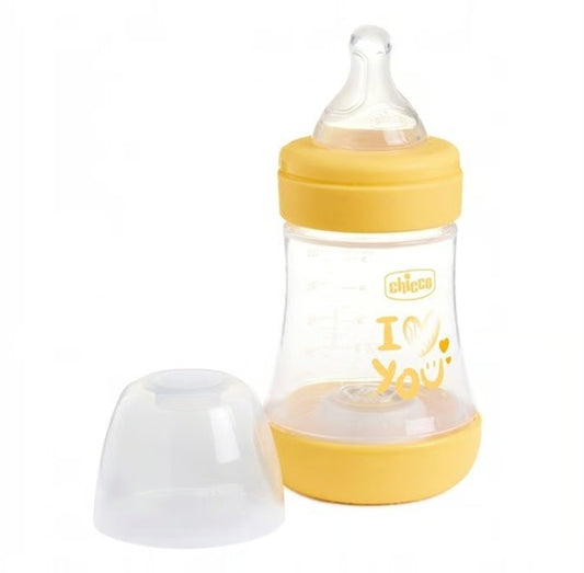 CHICCO Perfect 5 butelka antykolkowa 150 ml smoczek 1 wolny przepływ 0 + – zdjęcie produktu 2