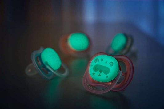 PHILIPS AVENT Ultra Air Night nappar x 2 0-6 mån LYSER I MÖRKRET