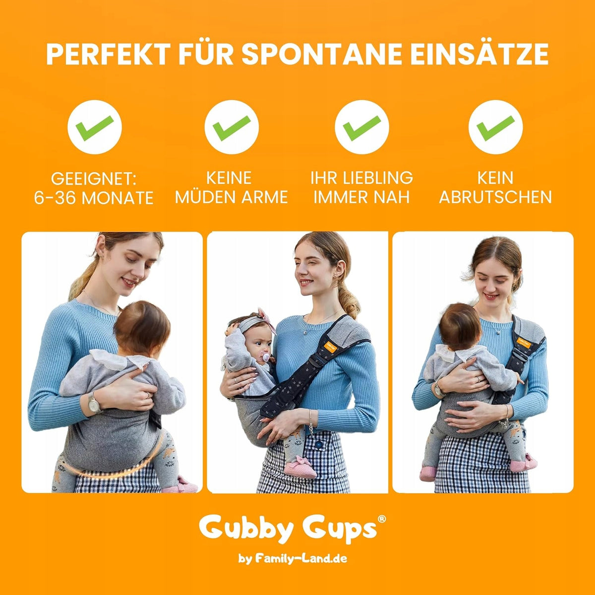 GUBBY GUPS μάρσιπος ΣΑΚΙΔΙΟ σφενδόνη έως 15 κιλά