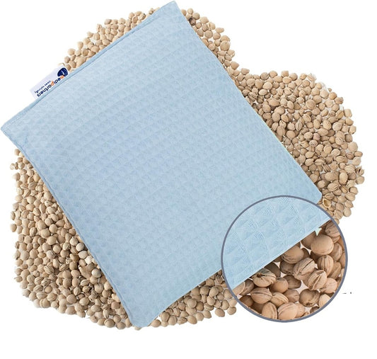 MEDI PARTNERS borsa dell'acqua calda in cotone con noccioli di ciliegia 20 x 25 cm