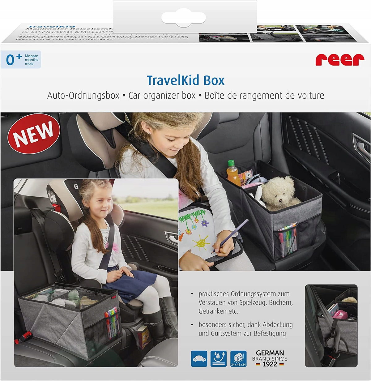 REER TravelKid opvouwbare organizer voor in de auto