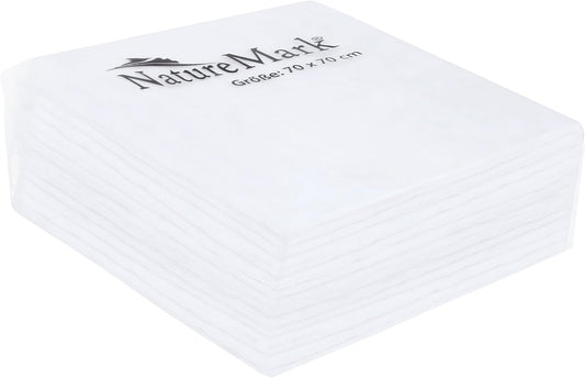 NATUREMARK pieluchy muślinowe 70cm x 70cm x9szt. białe pieluchy muślinowe 70 x 70 cm