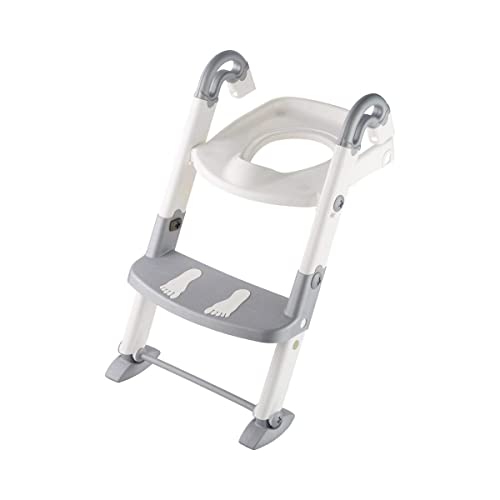 KIDSKIT riduttore WC 3 in 1 grigio-bianco 18-36m