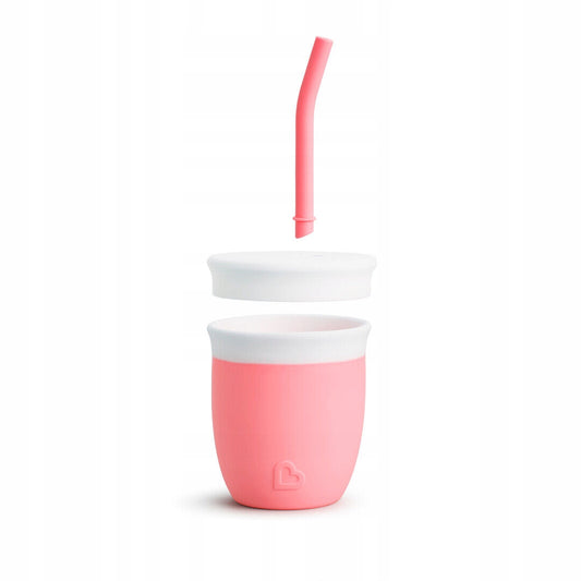 MUNCHKIN C'est Silicone! tazza con cannuccia 6m+ 120ml