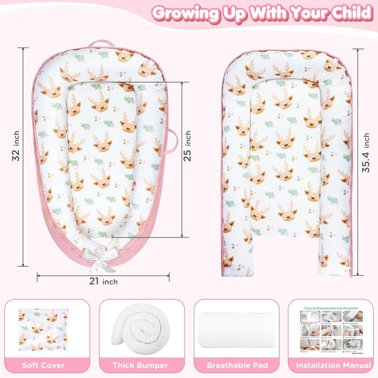 baby cocoon, nest for infants dimensions 90 x 50