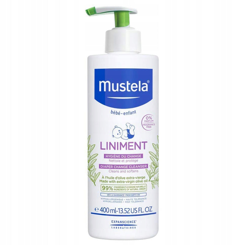 MUSTELA Linimento emulsión con dosificador 400 ml para bebés