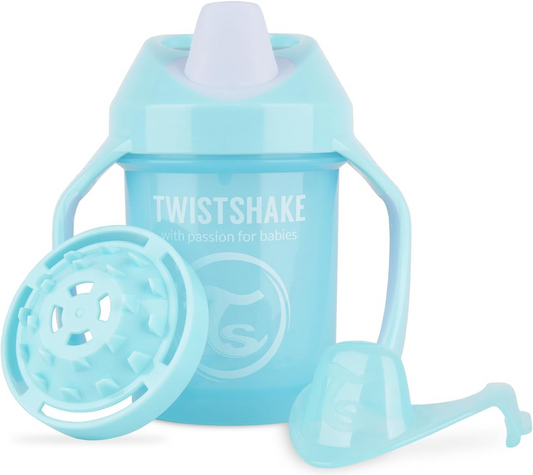 TWISTSHAKE Mini Cup tazza antigoccia con beccuccio e frullatore 230 ml 4 m+