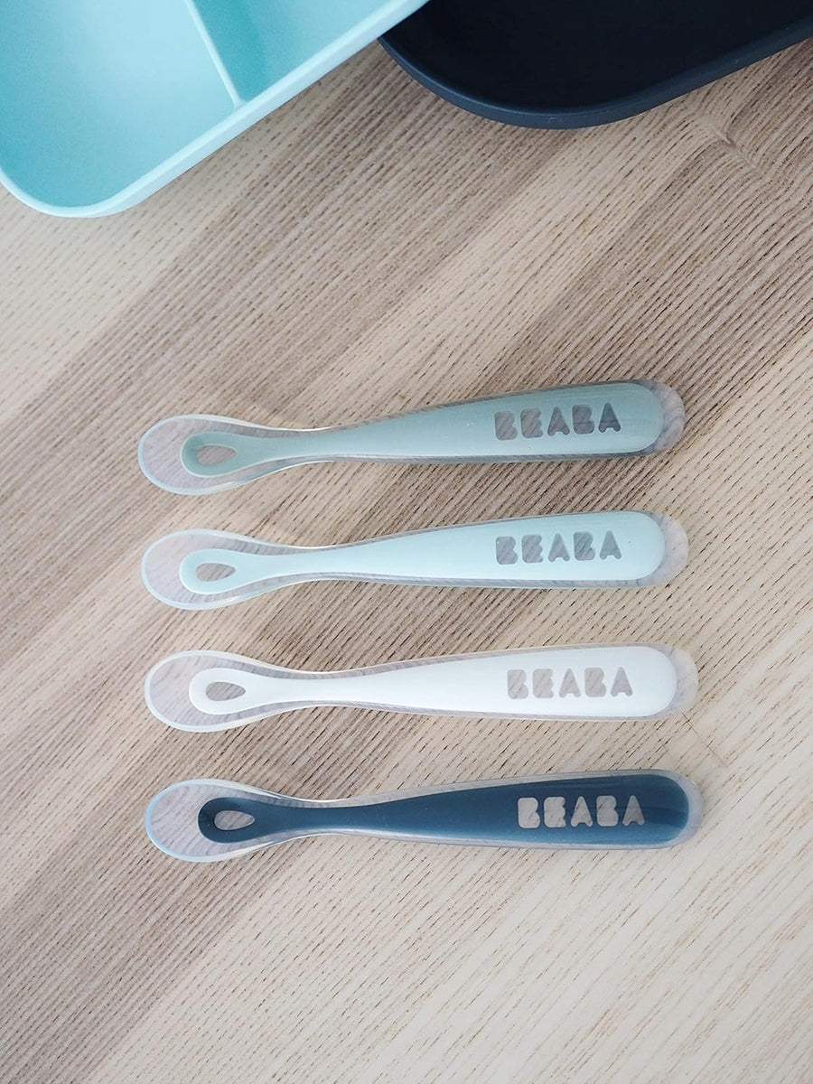 BEABA set de 4 cucharas de silicona