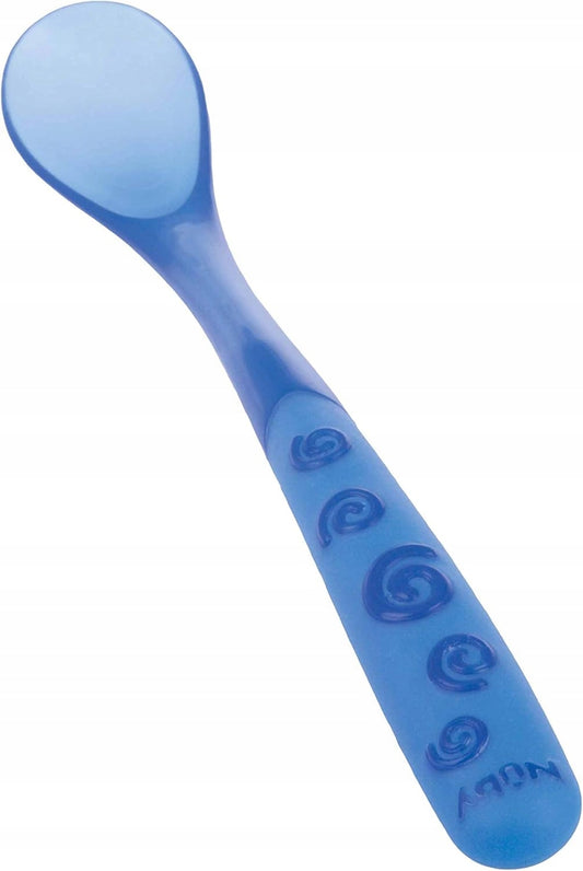 NUBY cuillères à embout souple avec long manche 6 m+ 3 pièces