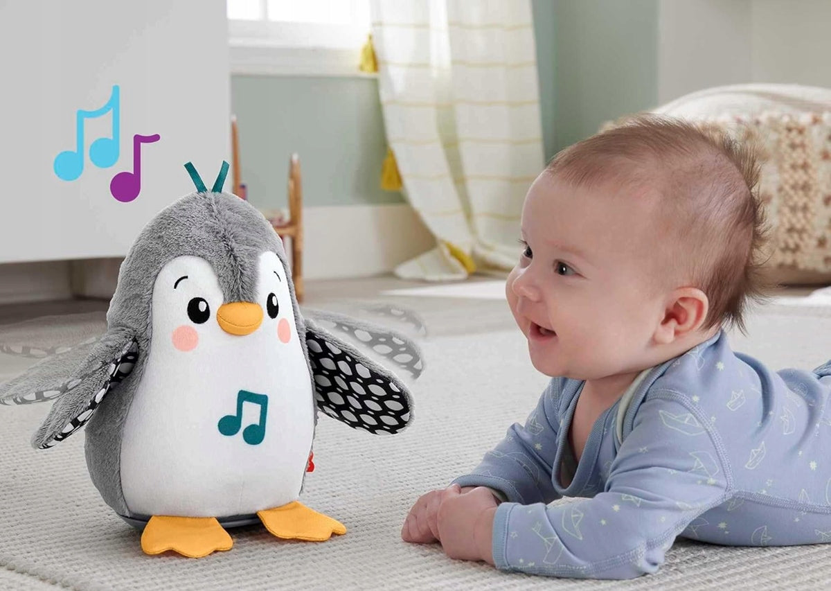 FISHER-PRICE HNC10 houpající se tučňák s melodiemi 21 cm